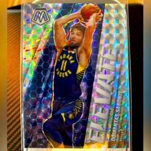 Domantas Sabonis 2020-21 Panini Mosaic Prizm #6 Elevate NBA Trading Card PACERS